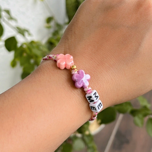 Clover Charm ME Thread Bracelet
