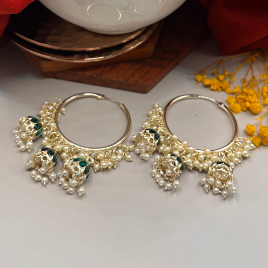 Jhumka Hoop Earrings