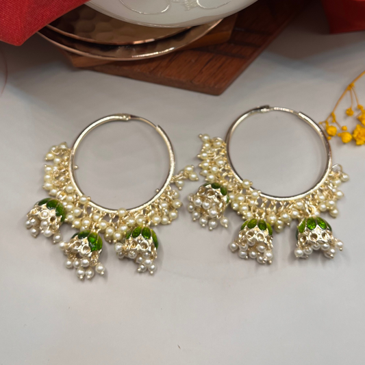 Jhumka Hoop Earrings