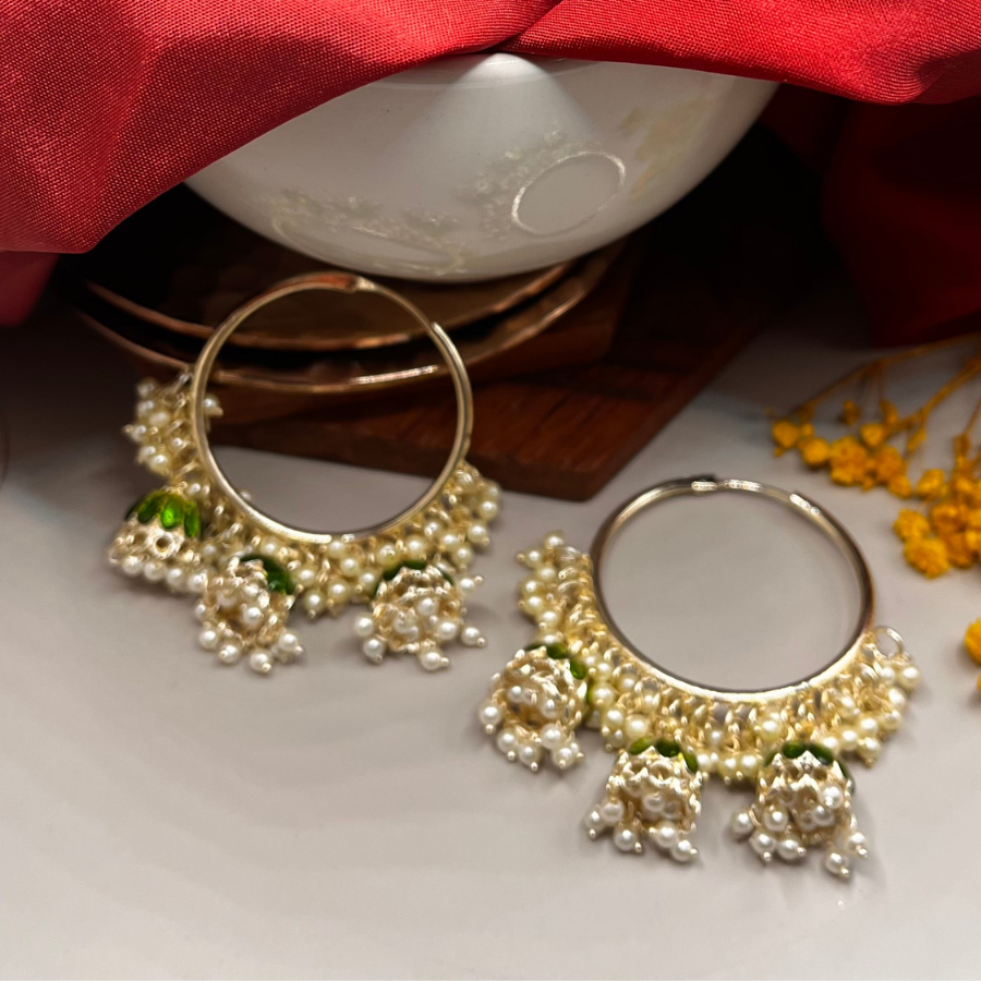 Jhumka Hoop Earrings