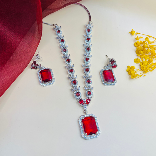 American Diamond (AD/CZ) Jewelery Set