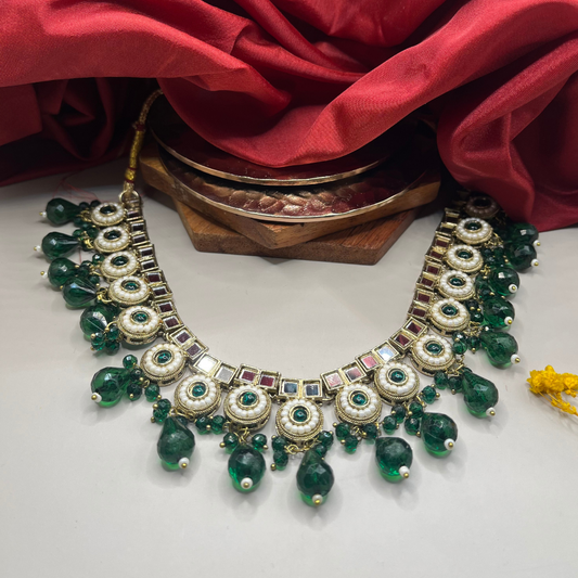 Designer Choker Set with Maang Tikka