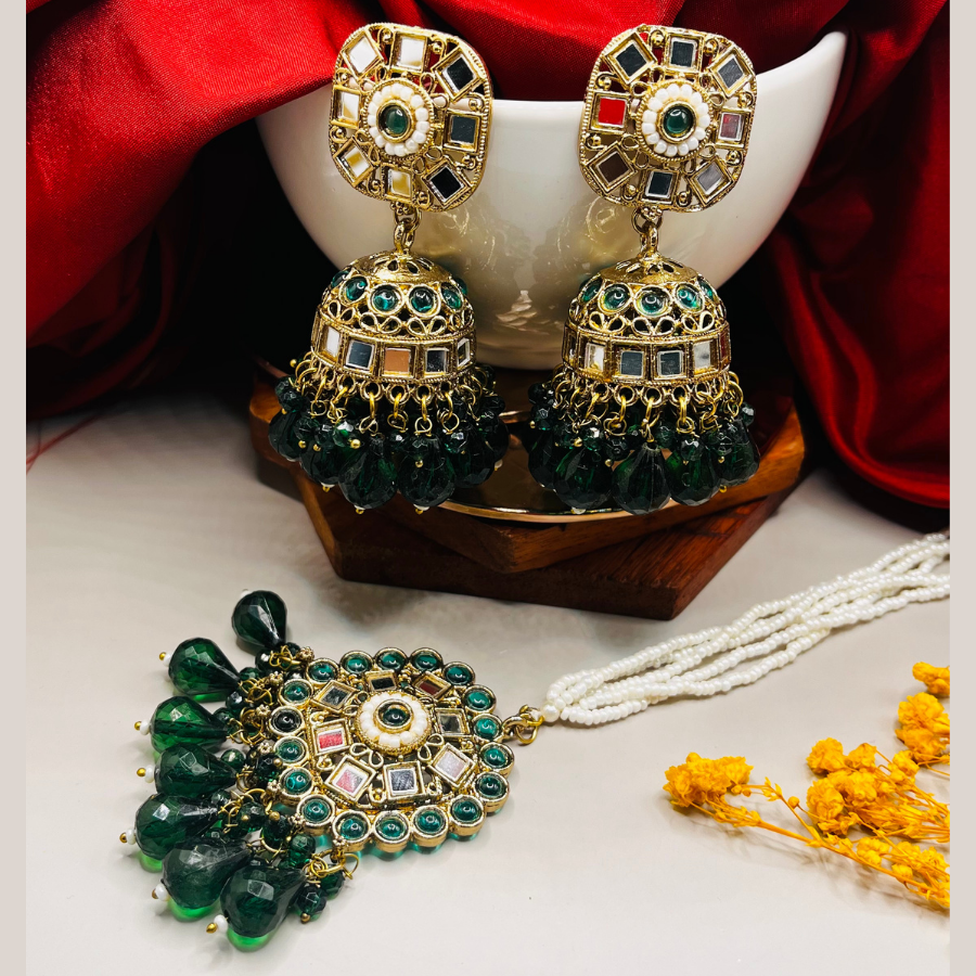 Designer Choker Set with Maang Tikka
