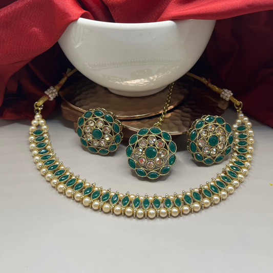 Choker Set with Maang Tikka