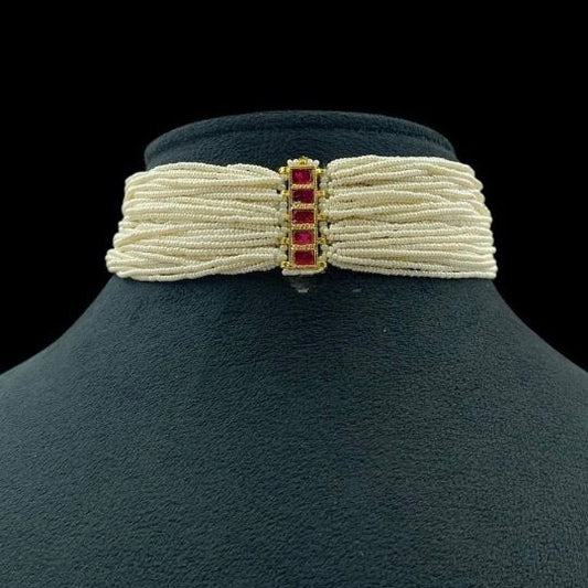 Chid Pearl Choker Necklace