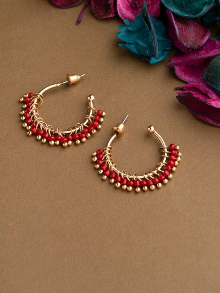 Beads Hoops Earring