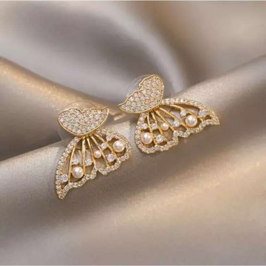 Trendy Butterfly Studs