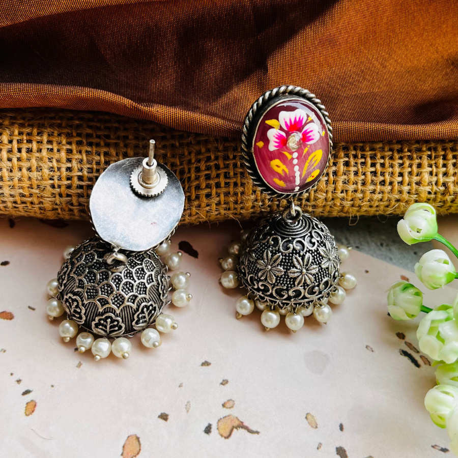 Meenakari Jhumki