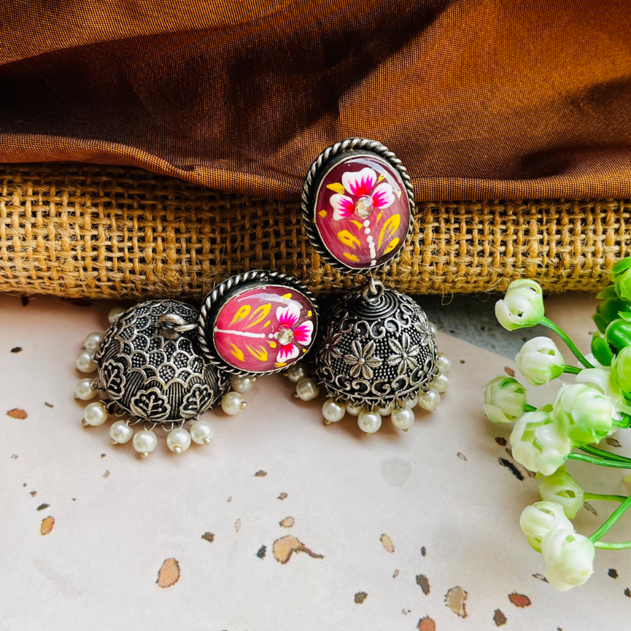 Meenakari Jhumki