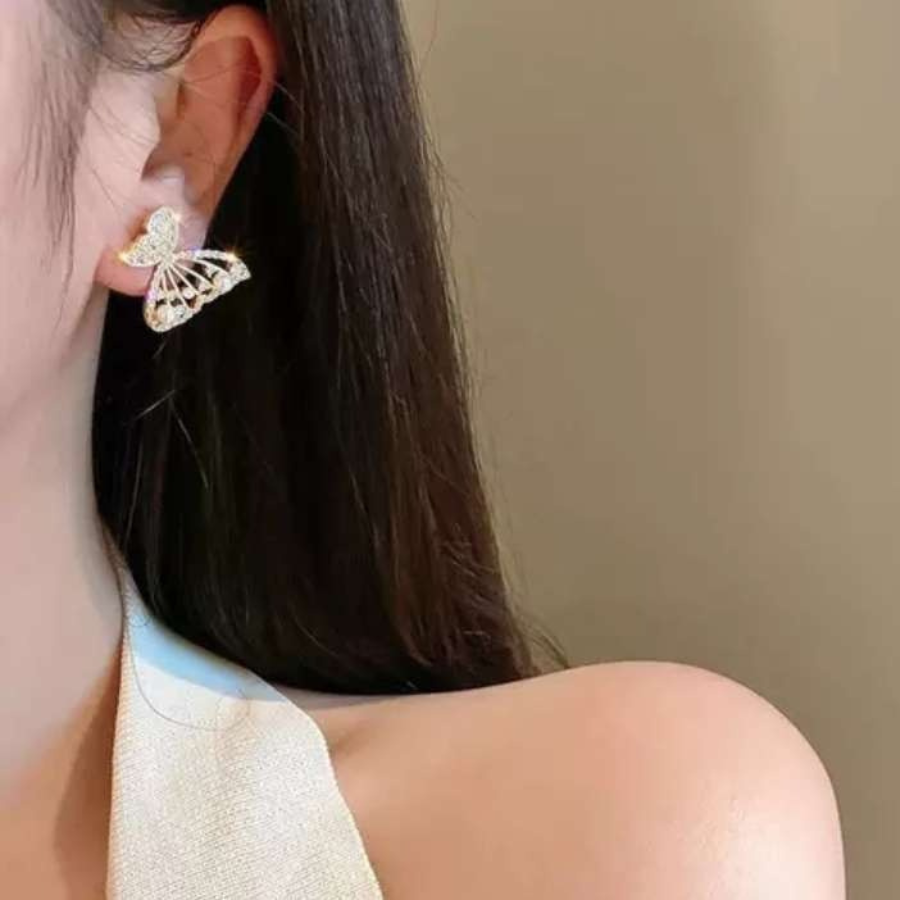 Trendy Butterfly Studs