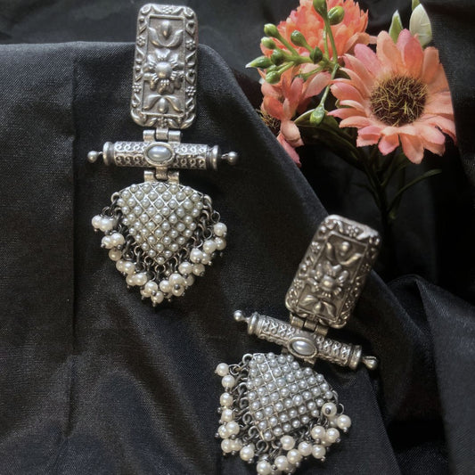 Silver Dangler Earrings