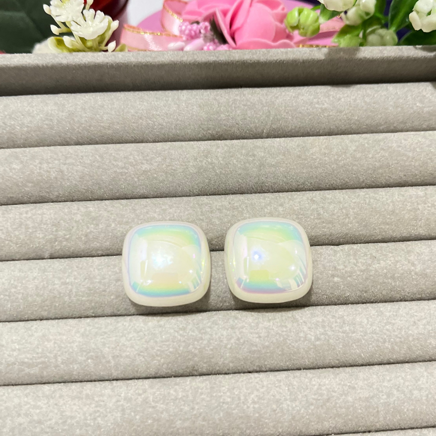 Rainbow Shades Square Studs