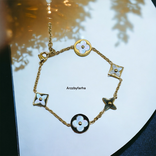 Gold Toned Charm Bracelet