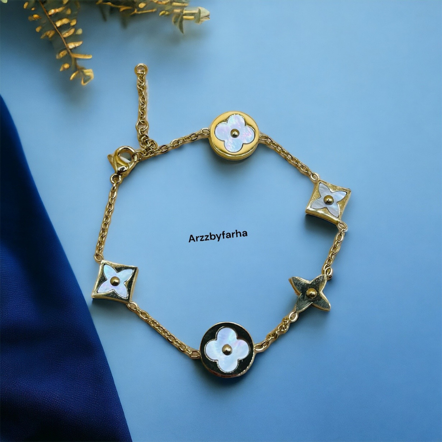 Gold Toned Charm Bracelet