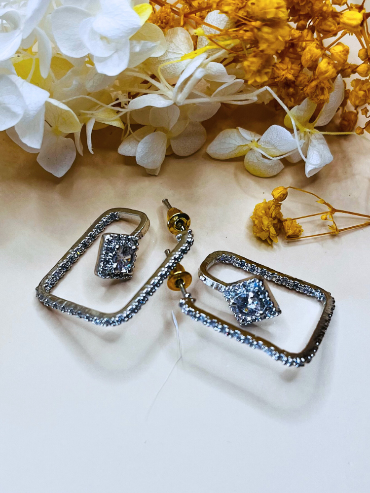 Indo Western Premuim Quality AD Earrings