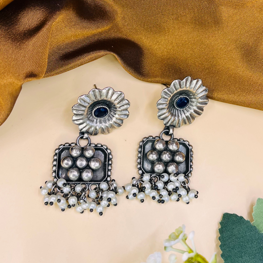 Premium Silver Drop Earrings