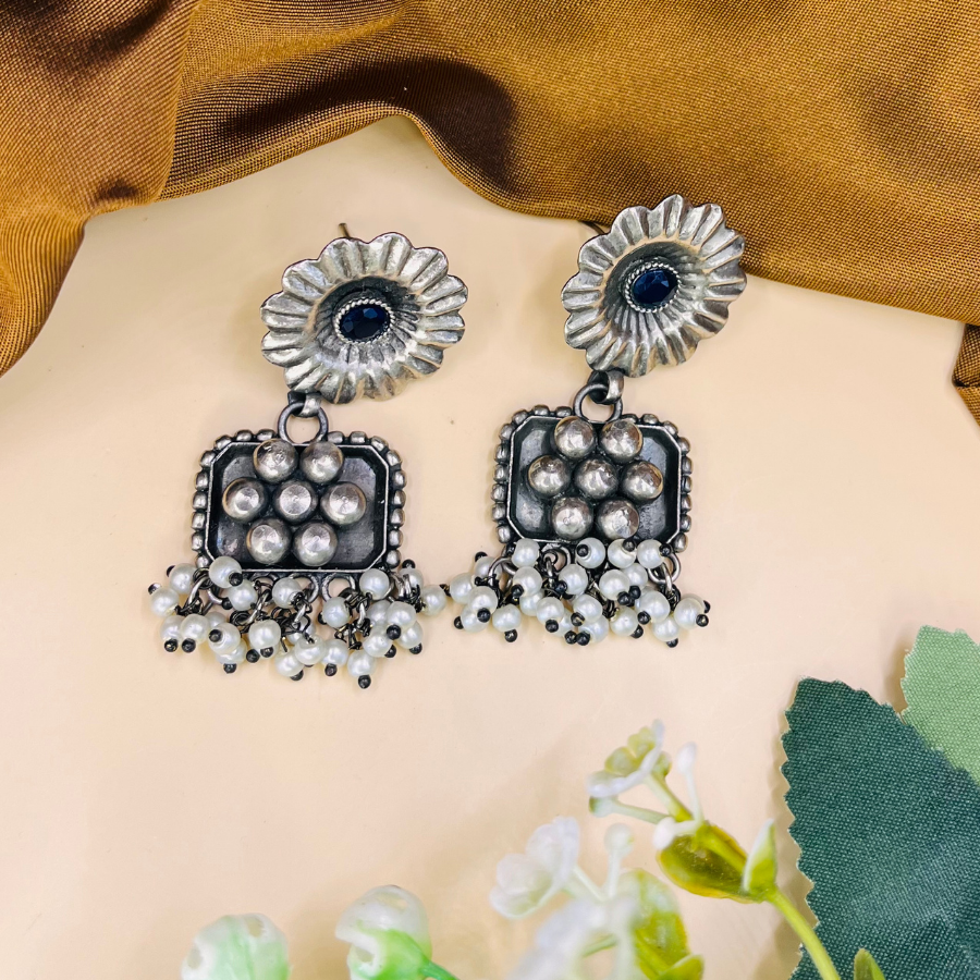 Premium Silver Drop Earrings