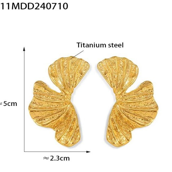 Luxe 18k Gold Studs