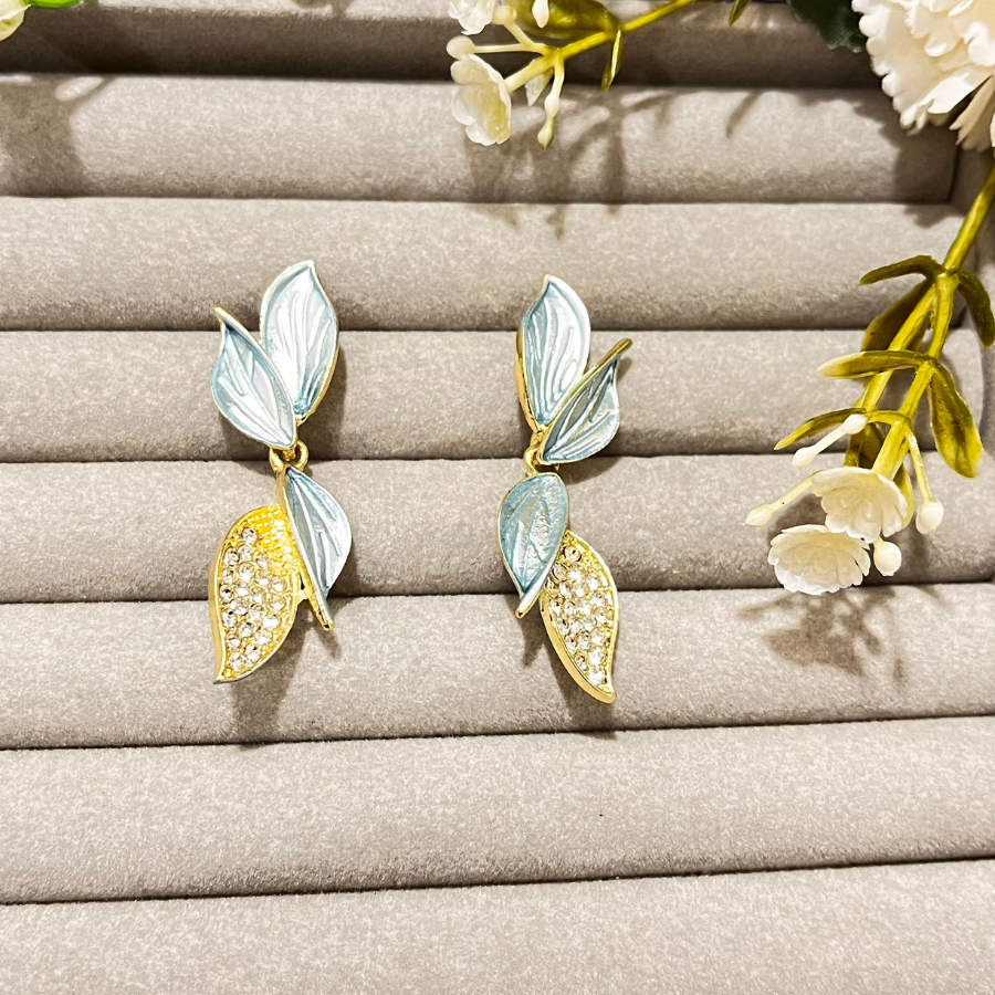 Leaf Drop Earrings