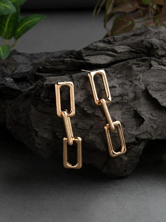 Silver/Gold Plated Chain Style Western Earring