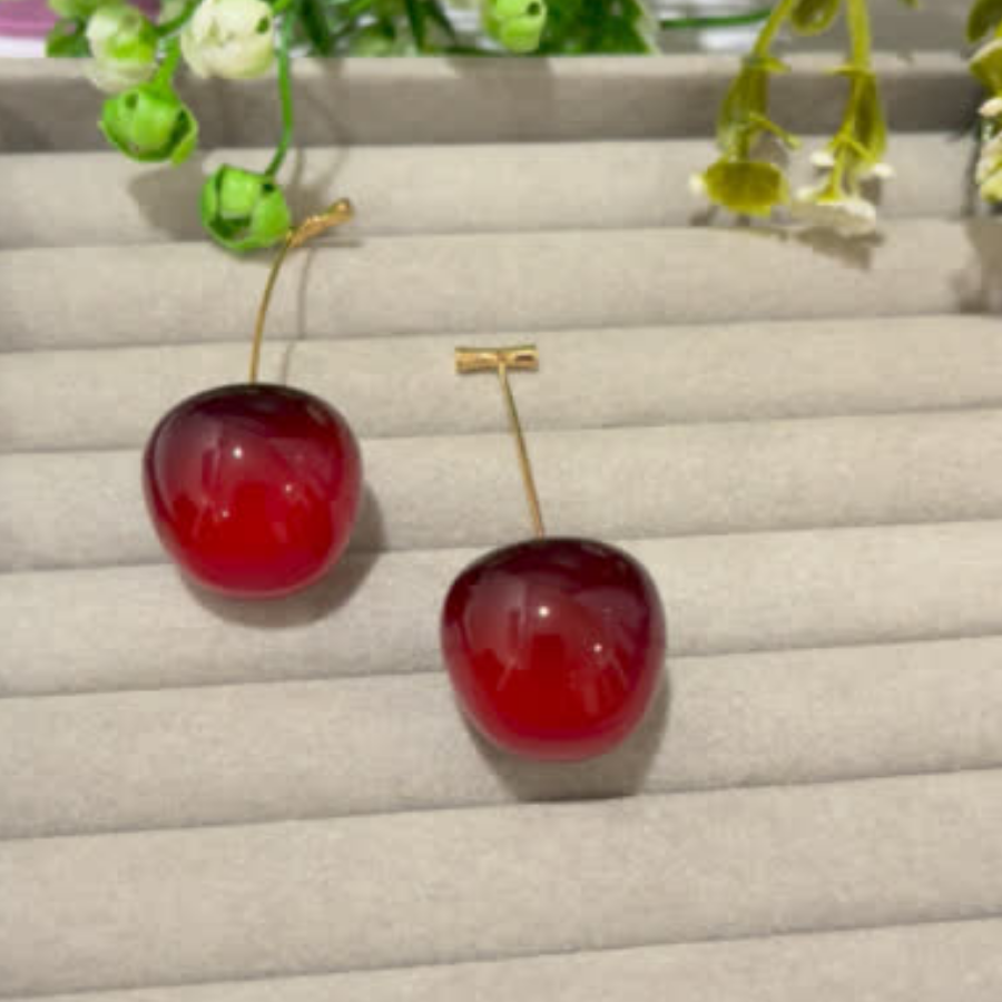 Cherry Dangle Earrings