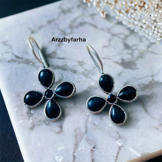 Four Stone Hook Earring