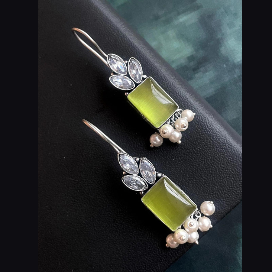 Monalisa Stone Hook Earring