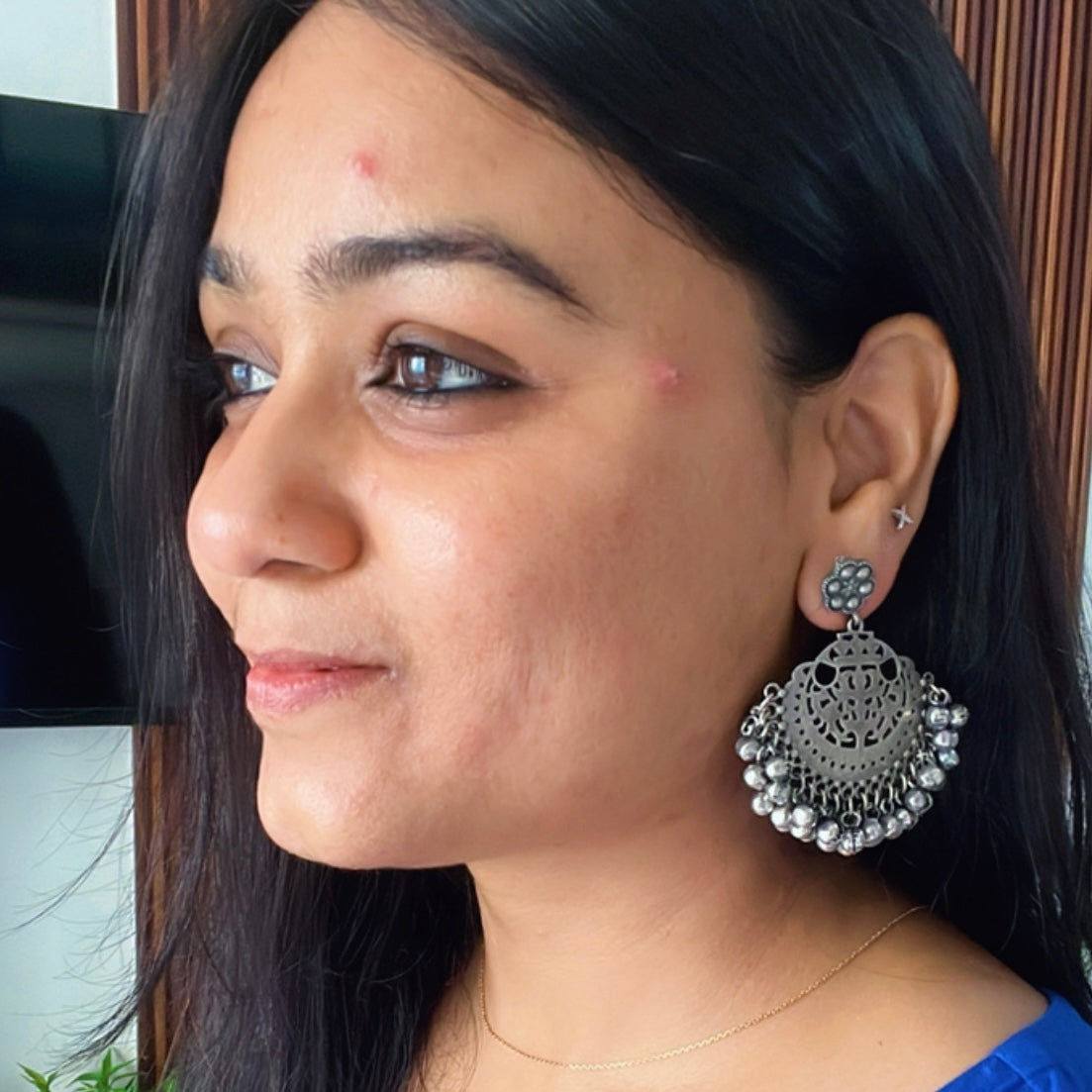 Ghungroo Chandbali Earring