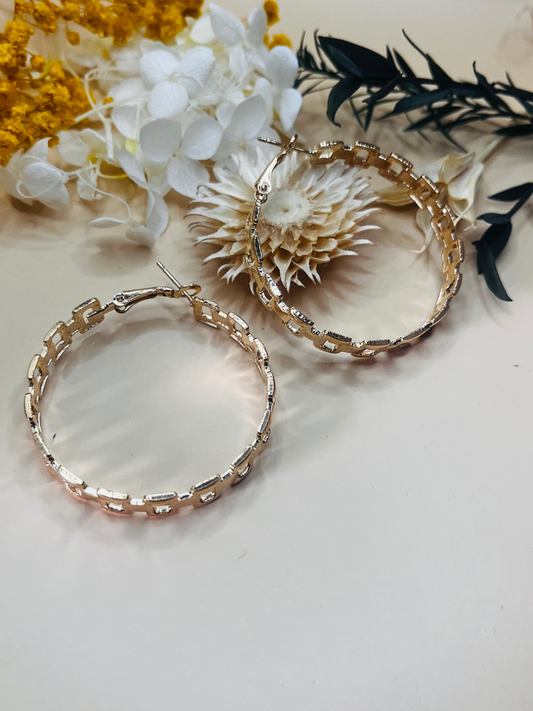 Rosegold Hoop Earrings