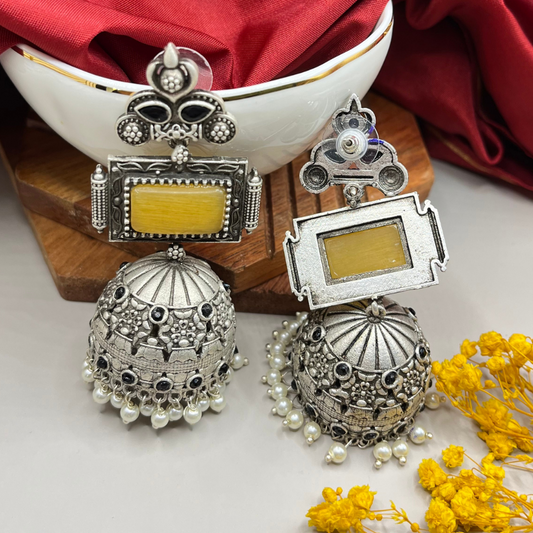 Alia Bhatt Inspired Silver Jhumka