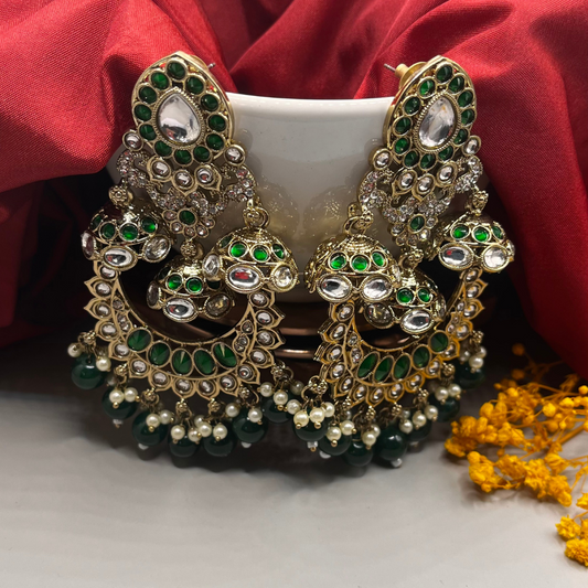 Gold-Toned Designer Earrings