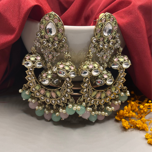 Gold-Toned Designer Earrings