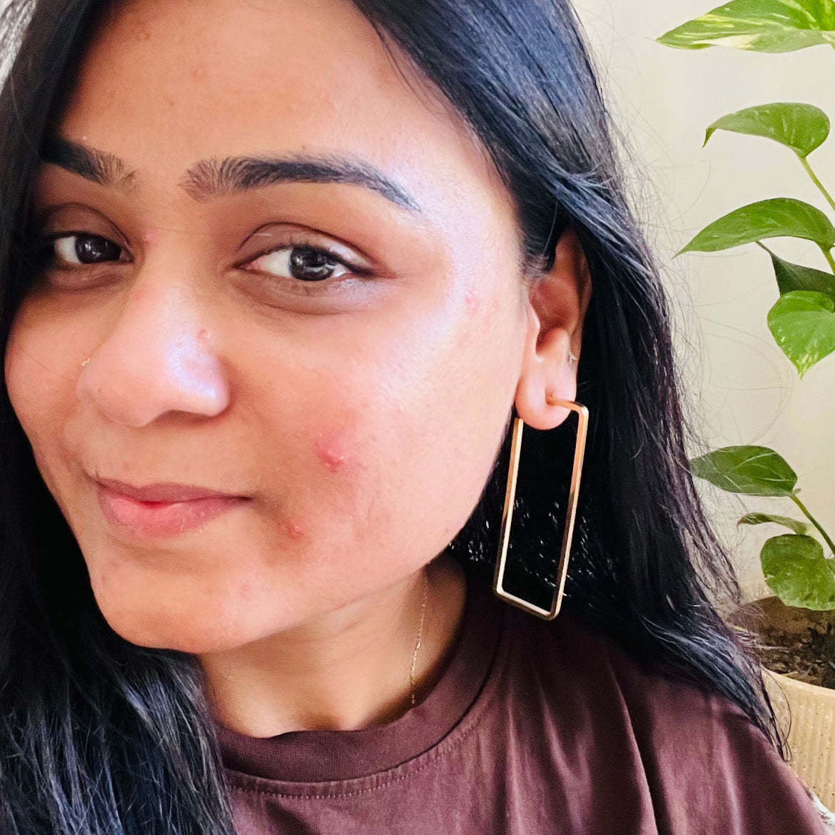 Rectangle Hoop Earrings