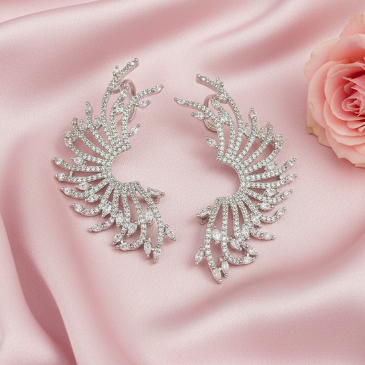 Nia Inspired Diamond Ear Cuff Earrings