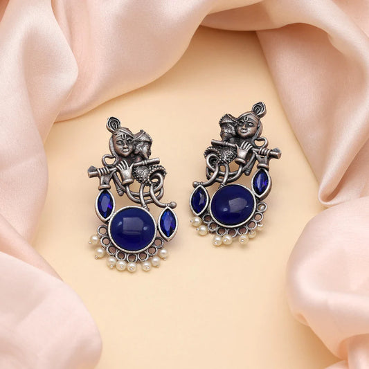 Lord Radha Krishna Earrings