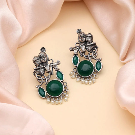 Lord Radha Krishna Earrings