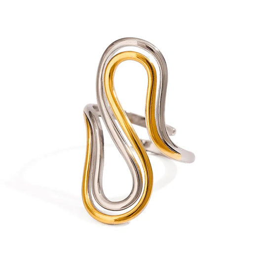 Dual Tone Finger Ring