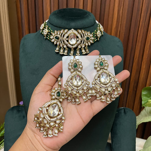 Kundan Choker Necklace Set