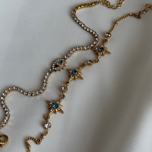 Tennis Evileye Chain Bracelet