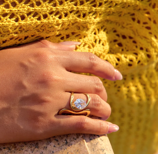 Spotlight Solitaire Ring