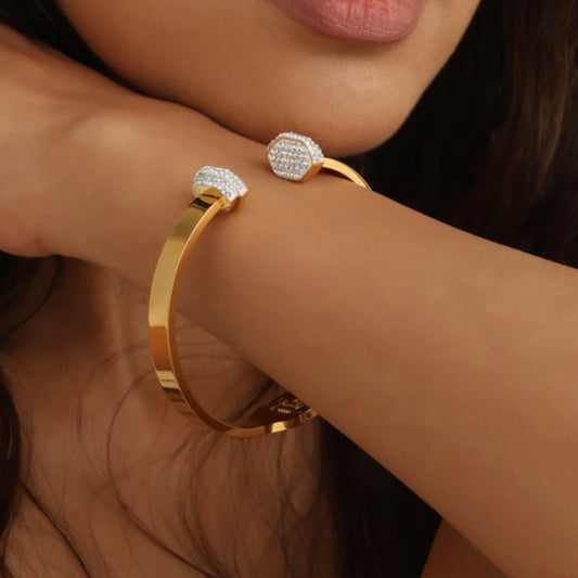 18k Gold PVD Diamante Bracelet