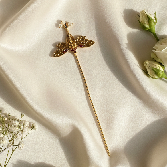 Butterfly Brass Juda Pin