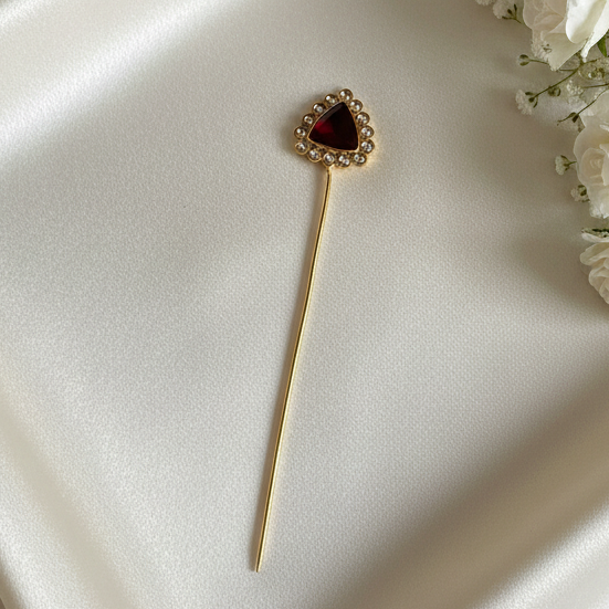 Marron Stone Juda Pin
