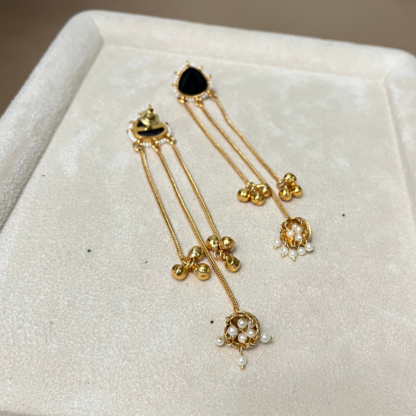Sleek Kashmiri Earrings