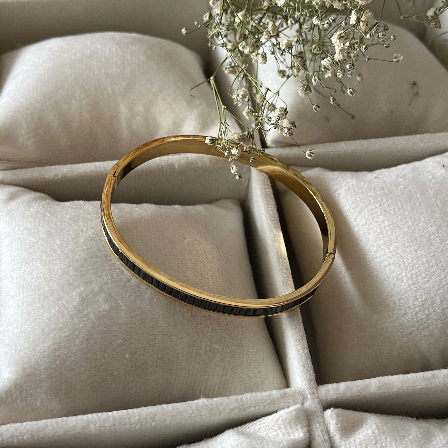 Black Cuff Bracelet