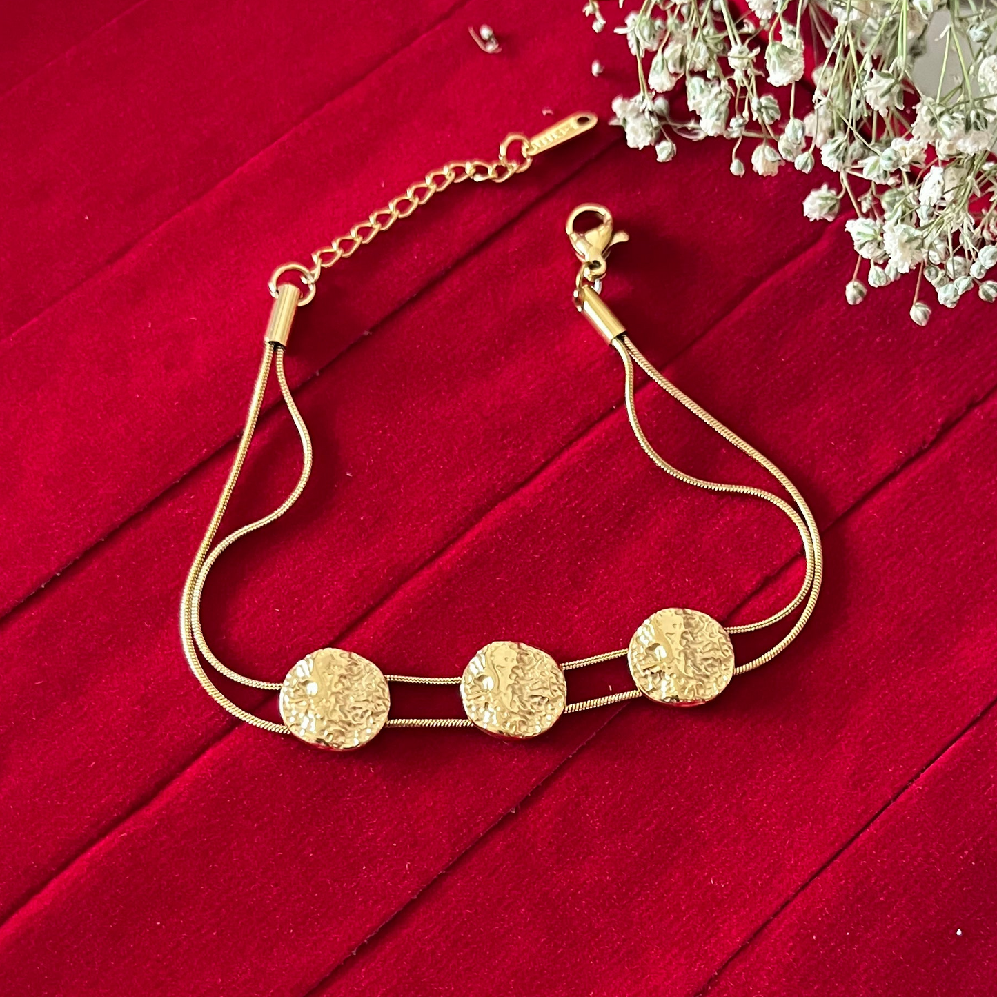 Gold Coins Chain Bracelet