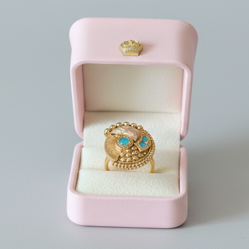 Gold Stone Ring