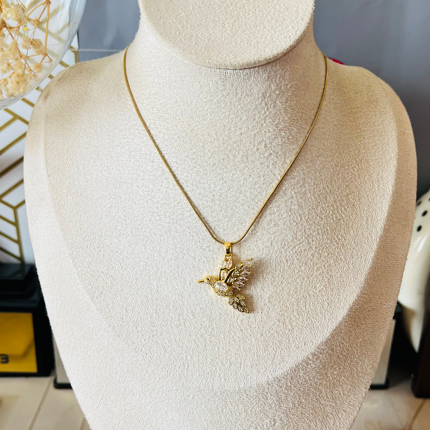 Bird Pendant Chain Necklace
