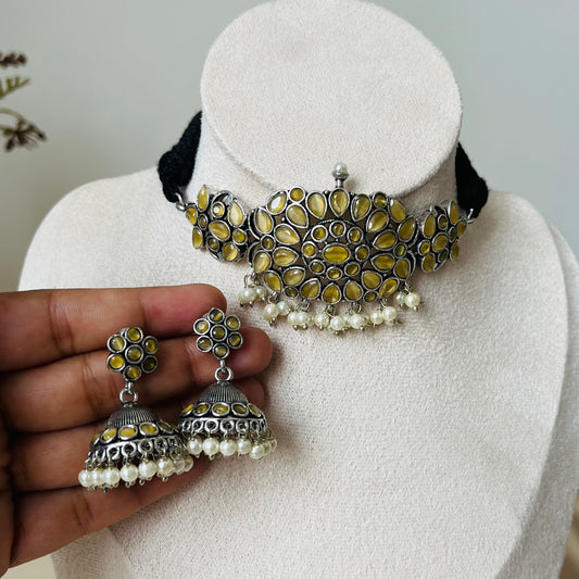 Hiba Choker Necklace Set