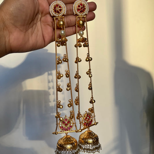 Surbhi Statement Kashmiri Earrings